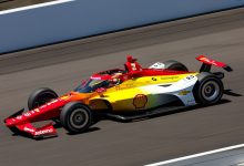 josef-newgarden-leads-indy-500-final-practice,-rhr's-car-erupts-in-flames