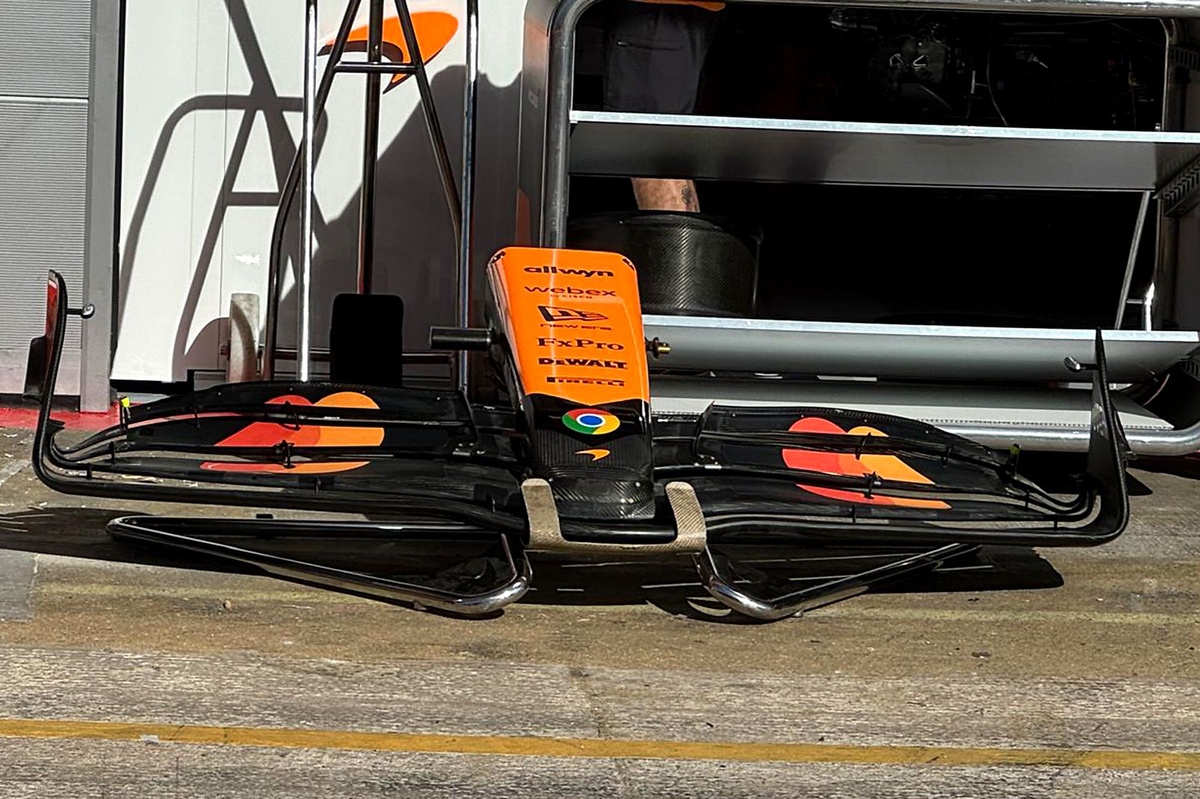 mclaren-trialled-spanish-gp-stiffer-f1-front-wing-in-imola,-shrugs-off-flexi-wing-impact