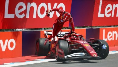 f1-canadian-gp:-max-verstappen-leads-as-charles-leclerc-crashes-in-fp1